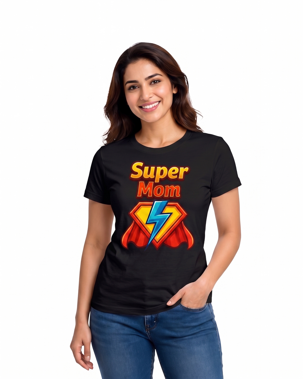 Super Dad Super Mom Super Girl Matching Family T-Shirts | Family Superhero Outfit Set | Parent Child Matching Tees