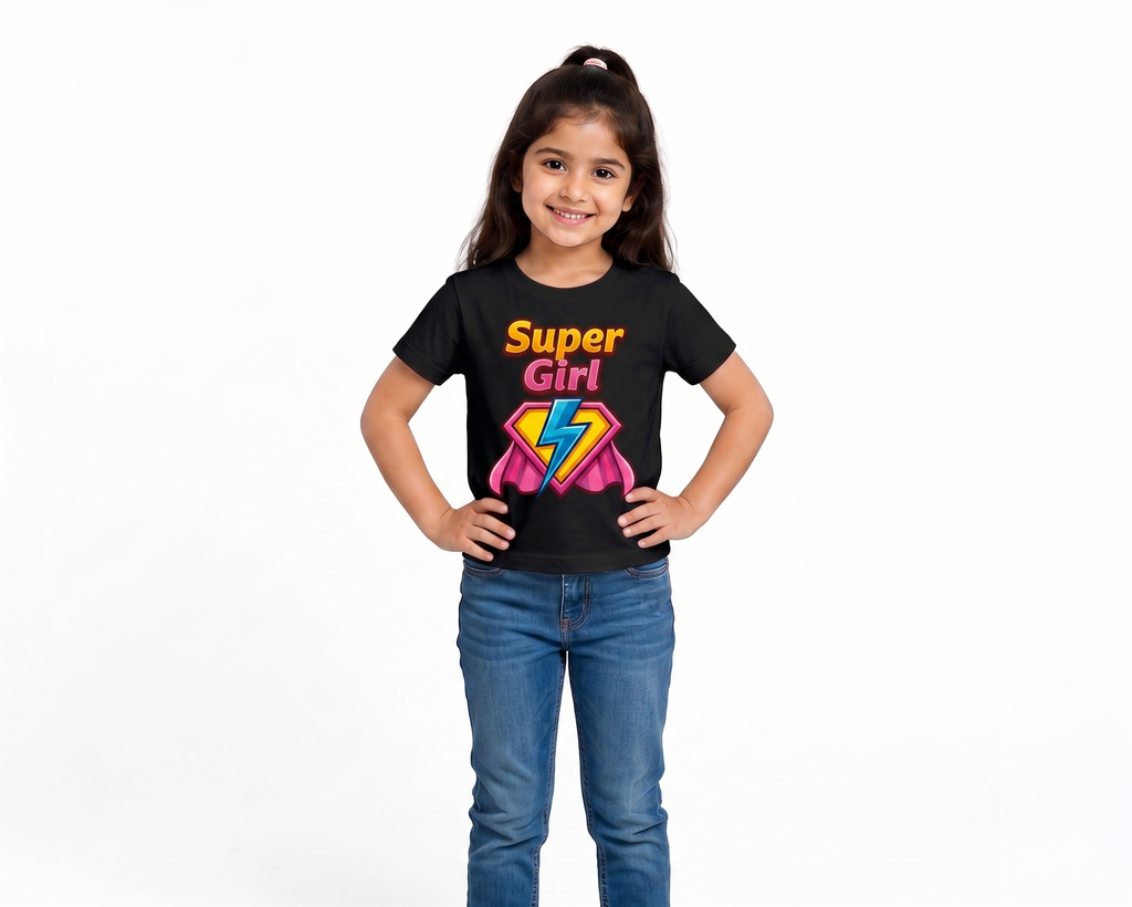 Super Dad Super Mom Super Girl Matching Family T-Shirts | Family Superhero Outfit Set | Parent Child Matching Tees