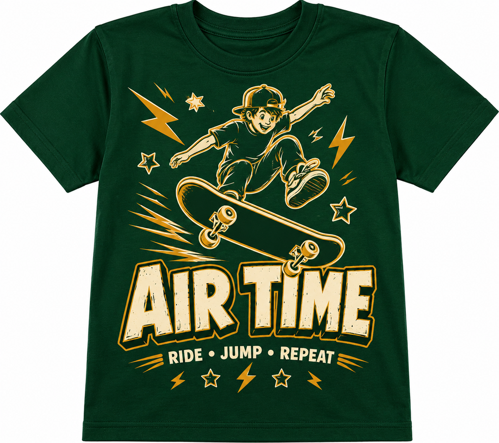AIR TIME Jr. Boy – Green Day Skating T-Shirt