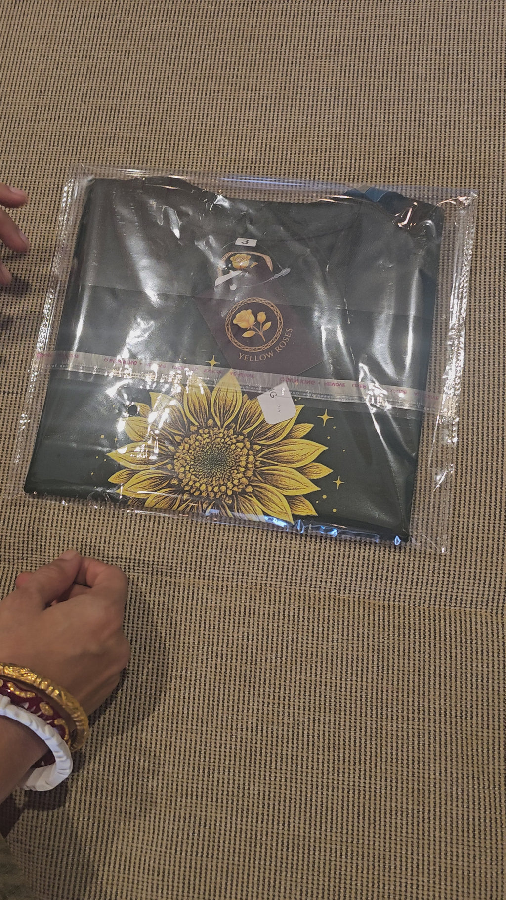 Let Your Dreams Bloom Sunflower Graphic T-Shirt for Girls | Dark Green Cotton Tee