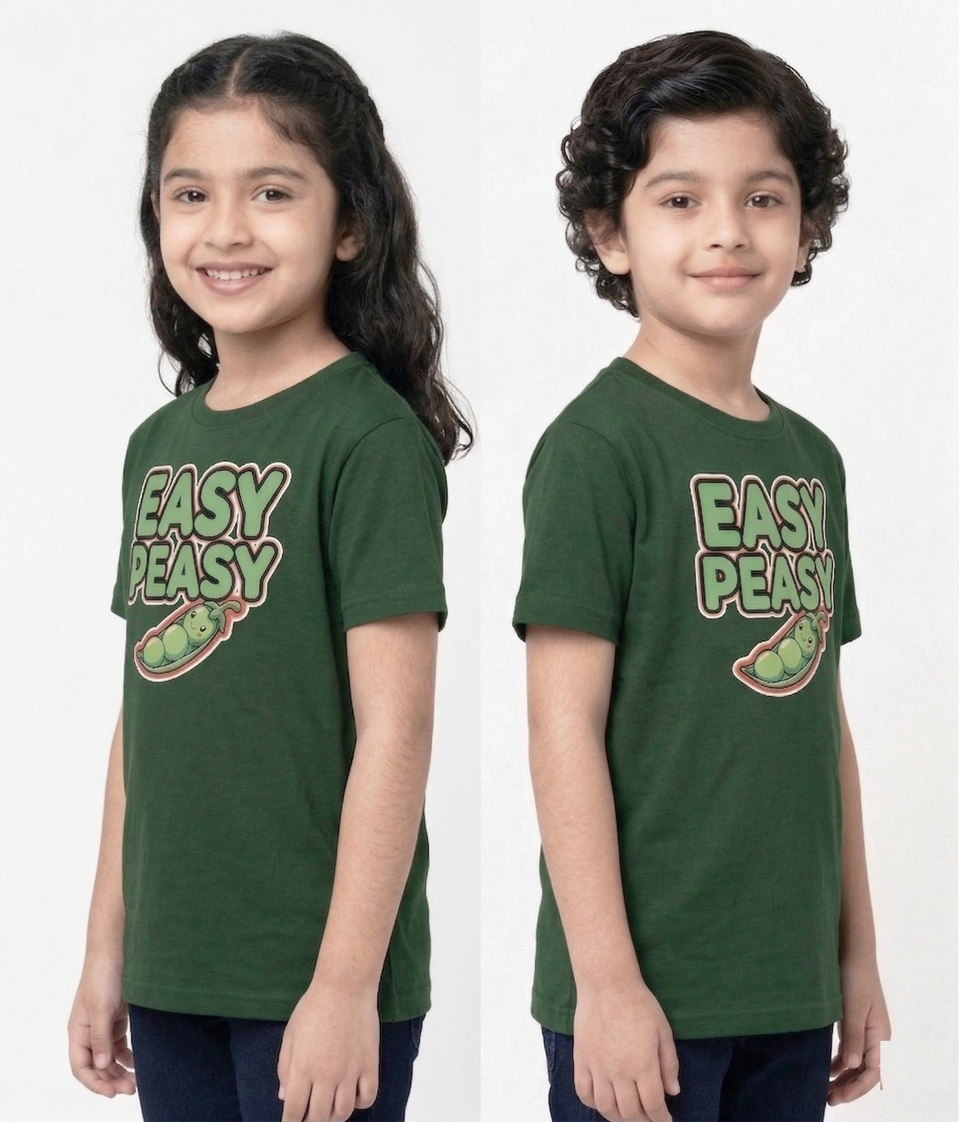 Easy Peasy Kids T-Shirt – Cute Graphic Cotton Tee for Boys & Girls