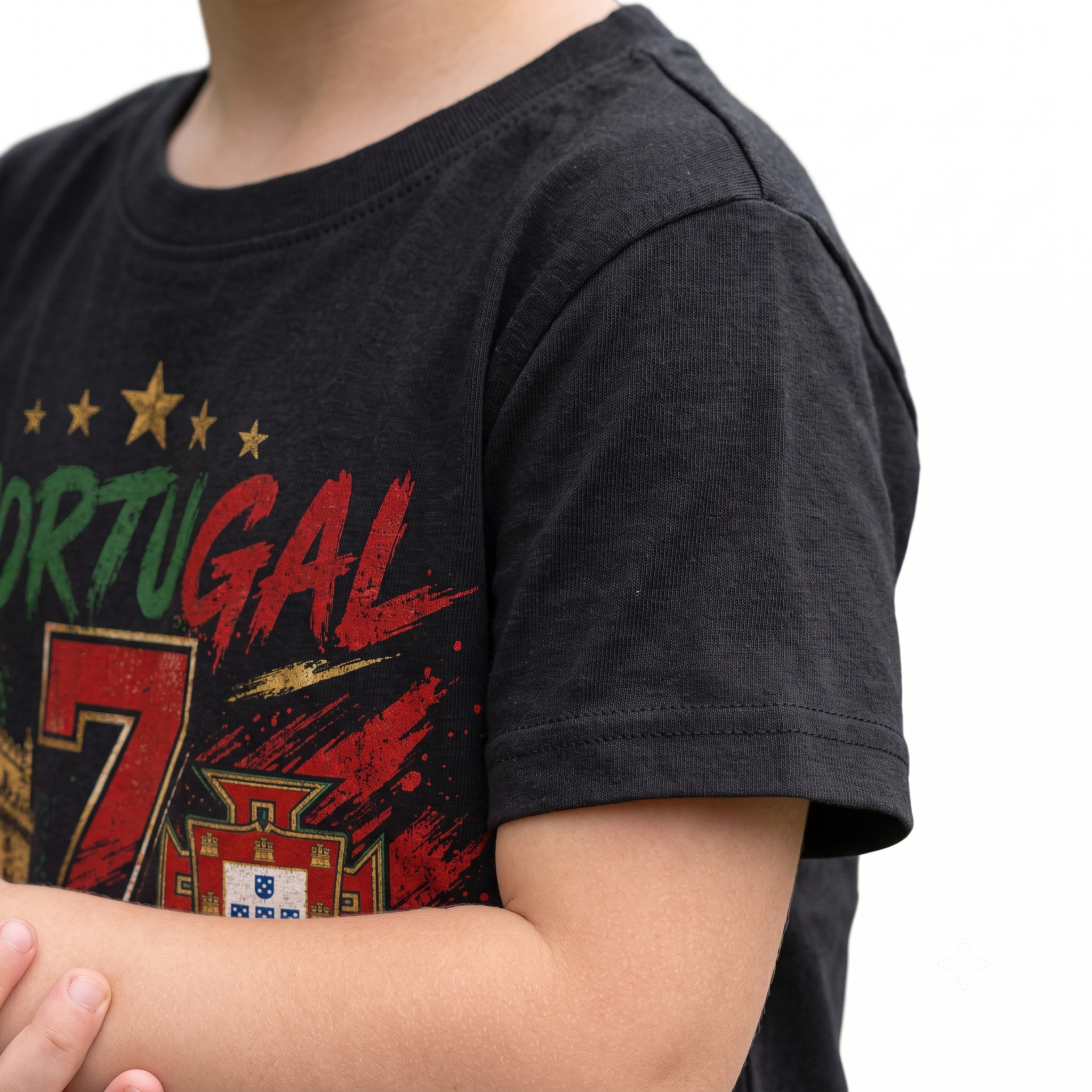 Portugal Inspired T-Shirt for Kids & Teens | Portuguese Football Fan Tee